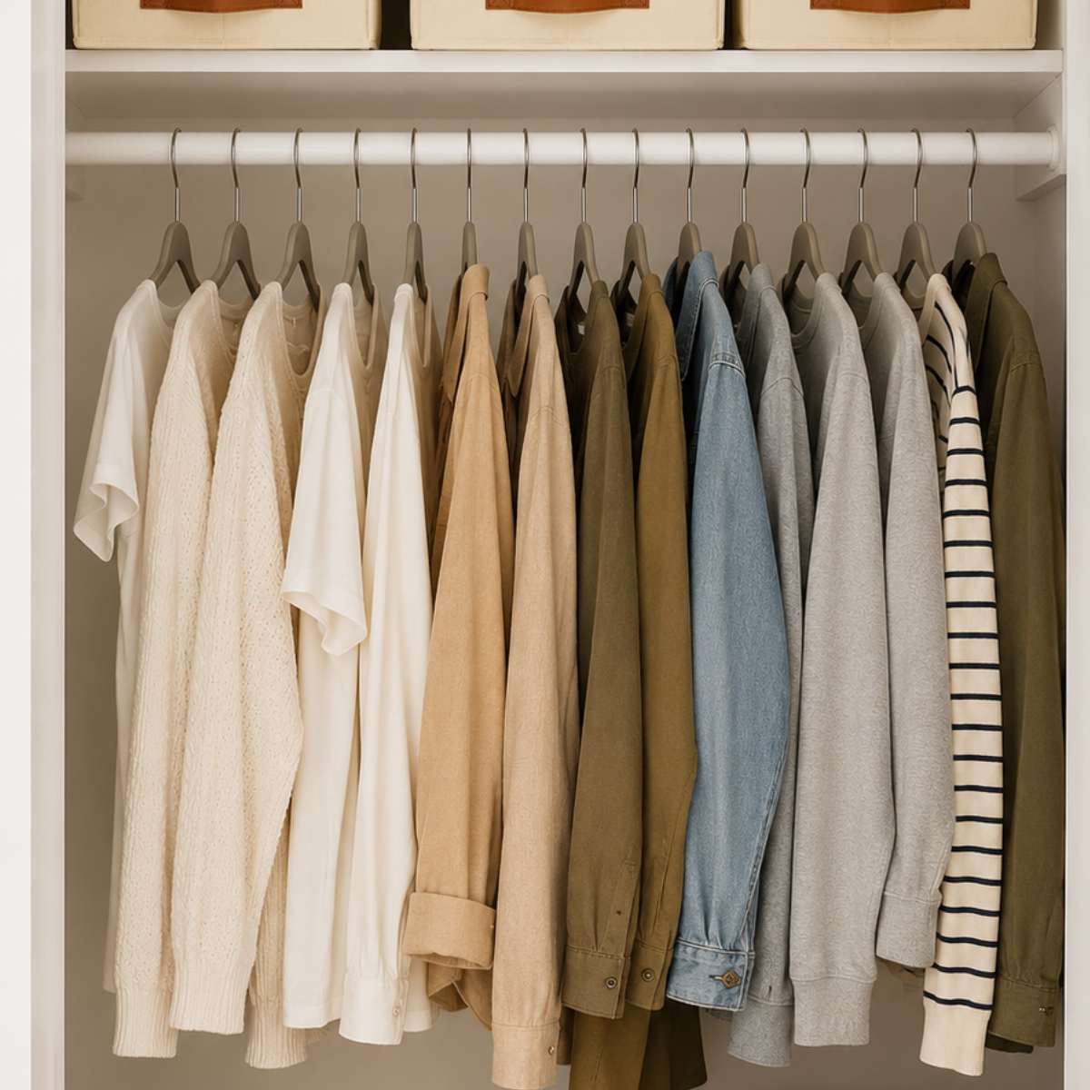 Slim hangers for maximizing closet space