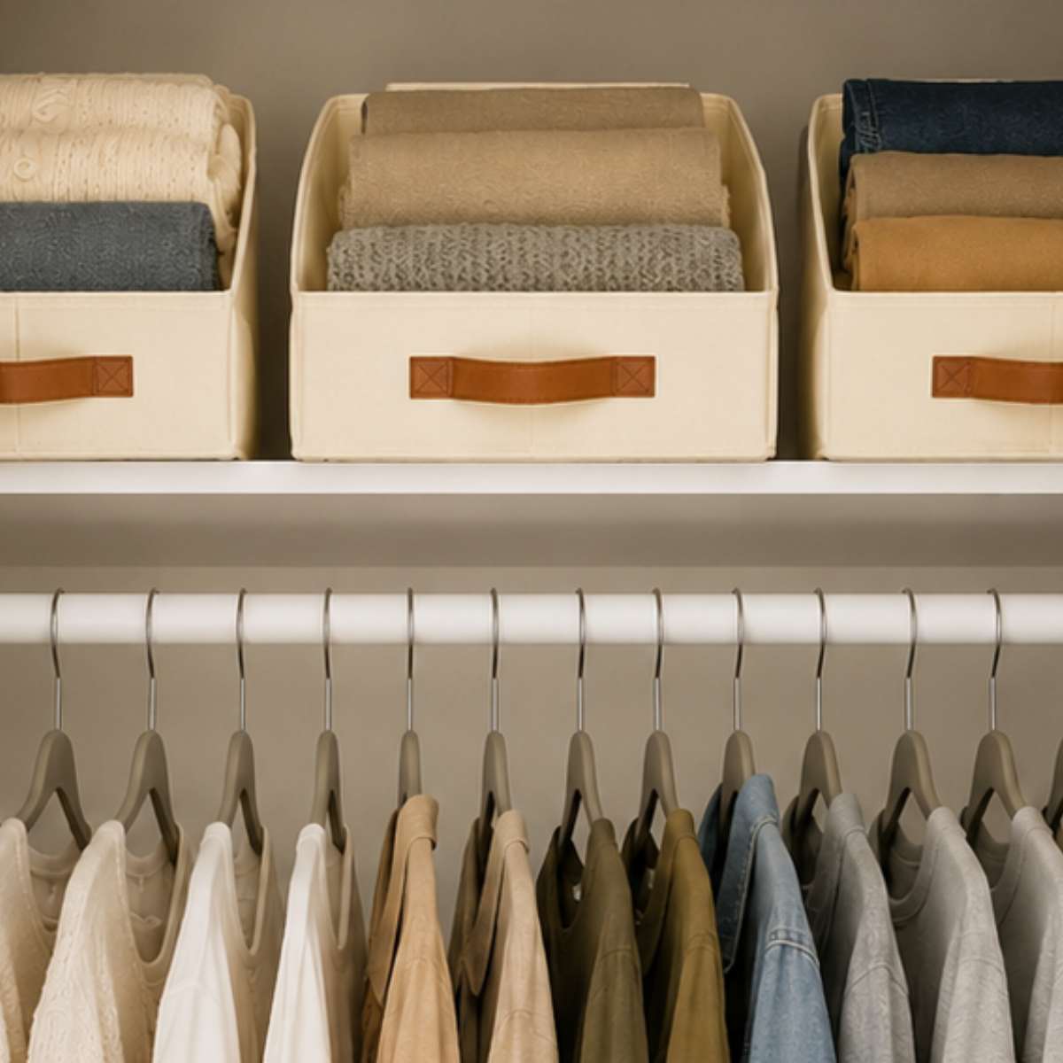 Stackable bins for small space organization