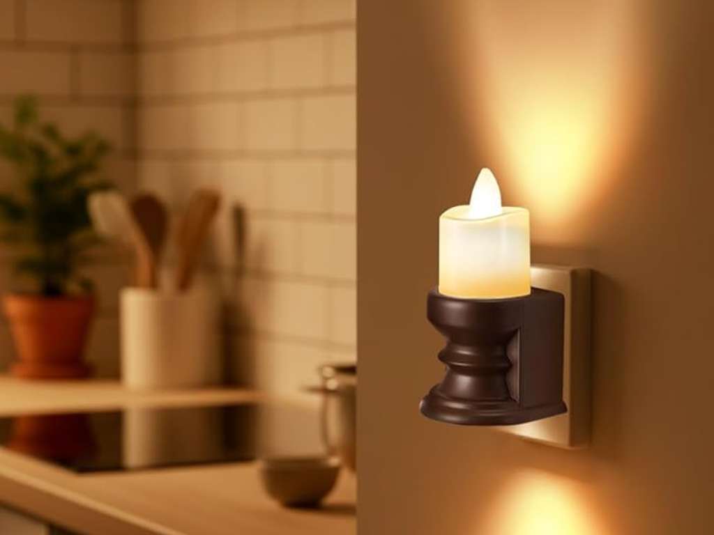 flameless candle for soft warm glow