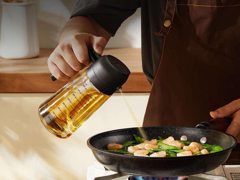 olive oil sprayer for cooking and kitchen use